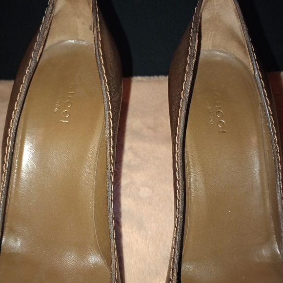 IOB Gucci Sadie Soft Winter Leaf Size 37 women's shoes - Picture 9 of 15